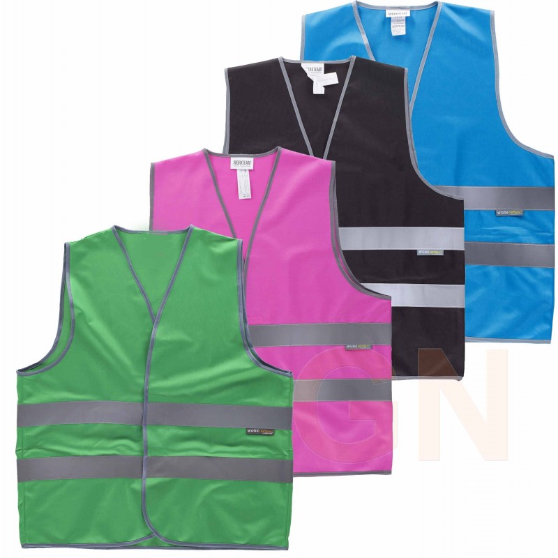 Chaleco con cintas reflectantes