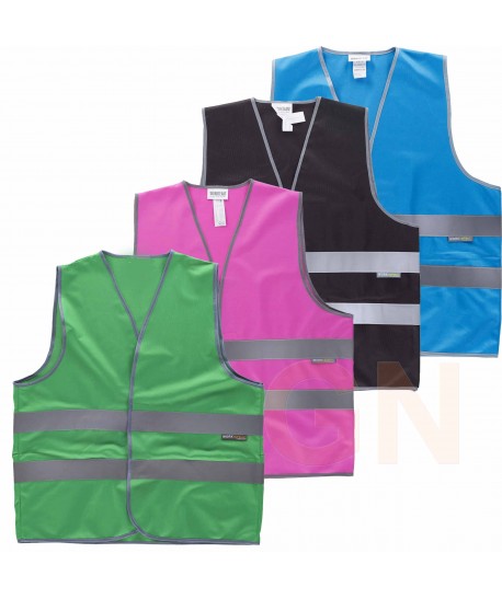 Chaleco con cintas reflectantes