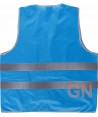 Chaleco con cintas reflectantes azul