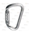 Mosquetón asimétrico de aluminio Twist Lock  (27 kN y 22 Ø)