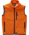 Chaleco softshell naranja alta visibilidad