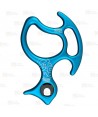 Descensor asegurador de aluminio para barranquismo Oka de Kong color azul