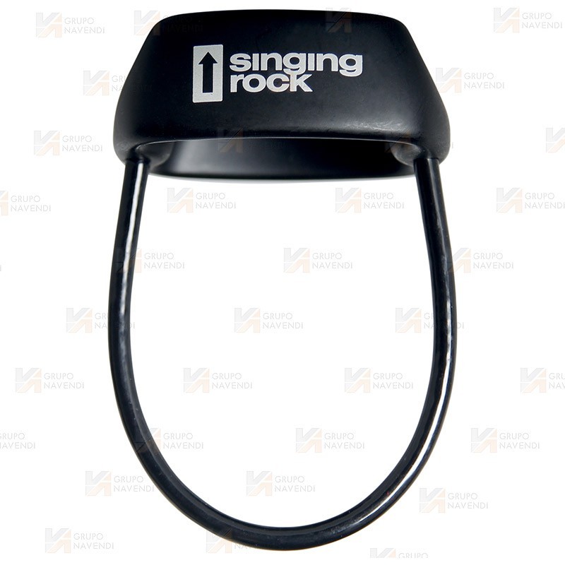 Descensor asegurador de aluminio tipo cesta