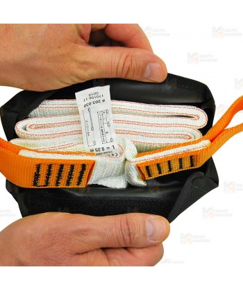 Absorbedor disipador de energía cuerdas o cintas