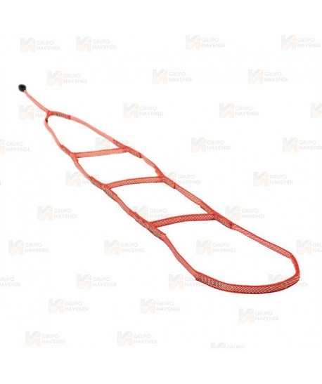 Estribo de 4 peldaños de dyneema para escalada y trabajos verticales