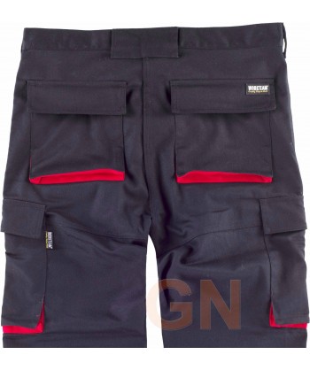 Pantalón multibolsillos con cintas reflectantes