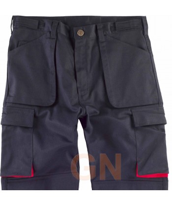 Pantalón multibolsillos con cintas reflectantes