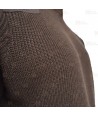 Jersey de cuello redondo con refuerzos y galoneras para vigilantes de seguridad