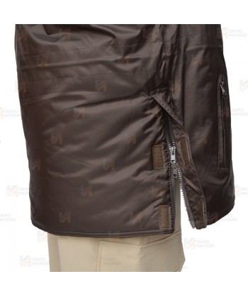 Parka para vigilantes de seguridad color marrón