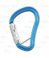 Mosquetón HMS de aluminio Tri-Lock  (30 kN y 26 Ø) color azul