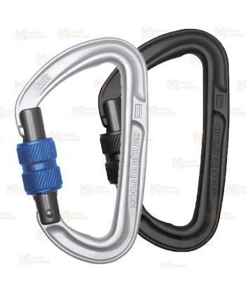 Mosquetón HMS de aluminio Screw Lock  (23 kN y 18 Ø)