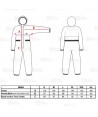 Buzo desechable contra agentes infecciosos. Tipo 4, 5, 6  (50 und)