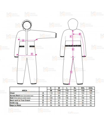 Buzo impermeable y transpirable. Tipo 5 y 6  (50 und)