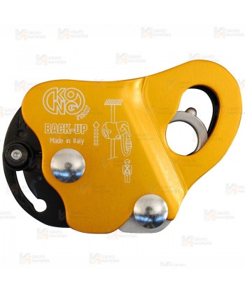 Anticaídas y bloqueador simultáneo para cuerdas de 10 mm a 12 mm.