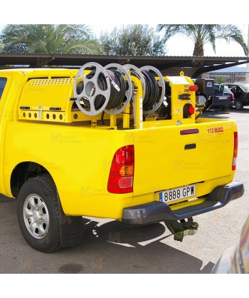 Bancada con motor Honda y bomba de 40 Bar y 50L/min (400 litros)
