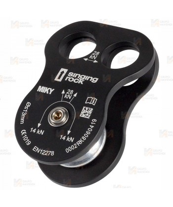 Polea simple con apertura para cuerdas hasta de 13 mm (28kN)