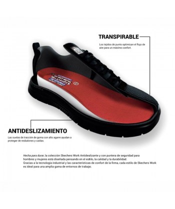Zapatilla laboral Skechers Flex Advantage SR Bronwood para hombre