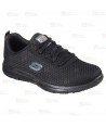 Zapatilla Skechers con cordones Ghenter Bronaugh  para mujer color negro