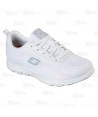 Zapatilla Skechers con cordones Ghenter Bronaugh  para mujer color blanco