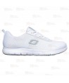 Zapatilla Skechers con cordones Ghenter Bronaugh  para mujer color blanco