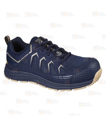 Zapato laboral Skechers Malad con puntera de seguridad S1P