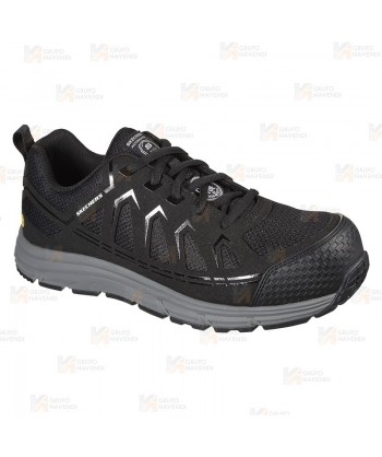 Zapato laboral Skechers Malad con puntera de seguridad S1P