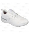 Zapatilla Skechers con cordones Marsing Gmina Sr  para mujer color blanco