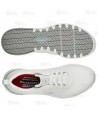 Zapatilla Skechers con cordones Marsing Gmina Sr  para mujer color blanco