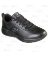 Zapatilla Skechers con cordones Marsing Gmina Sr  para mujer color negro