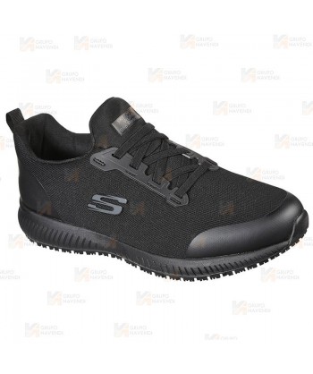 Zapatilla laboral Skechers Squad SR Myton para hombre color negro