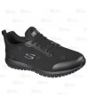 Zapatilla laboral Skechers Squad SR Myton para mujer color negro