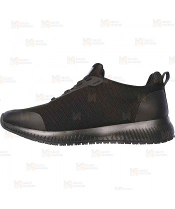 Zapatilla laboral Skechers Squad SR Myton para mujer color negro