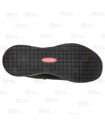 Zapatilla laboral Skechers Squad SR Myton para mujer color negro
