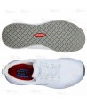 Zapatilla laboral Skechers Squad SR Myton para mujer color blanco