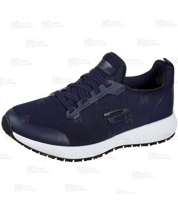 Zapatilla laboral Skechers Squad SR para mujer color azul