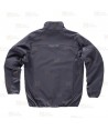 Cazadora deportiva con tejido Ripstop gris/amarillo fluor