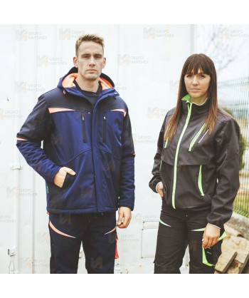 Parka deportiva acolchada con capucha en tejido Ripstop