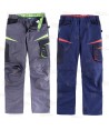 Pantalón laboral multibolsillos con rodilleras confeccionado con tejido Canvas