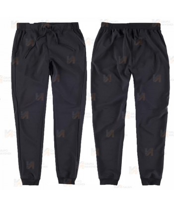 Pantalón sanitario con tejido elástico y elásticos en los bajos. Color negro