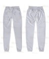 Pantalón sanitario con tejido elástico y elásticos en los bajos. Color blanco