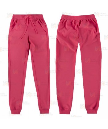Pantalón sanitario con tejido elástico y elásticos en los bajos. Color fucsia