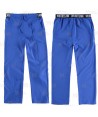 Pantalón sanitario con tejido elástico color azulina con cordones (Unisex)