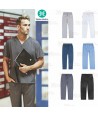 Pantalón sanitario con tejido elástico y cordones (Unisex)