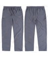 Pantalón sanitario con tejido elástico color gris con cordones (Unisex)