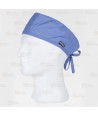 Gorro sanitario con ajuste de tiras color celeste