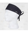 Gorro sanitario con ajuste de tiras color negro