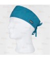 Gorro sanitario con ajuste de tiras color celeste