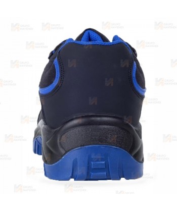 Zapatos de seguridad no metálicos S3 SRC E A ESD color negro y azul