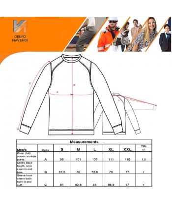 Camiseta térmica anti bacteriana manga larga -Unisex