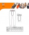 Pantalón térmico elástico y antibacteriano